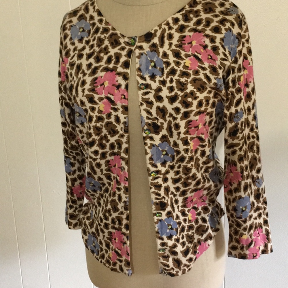 Sassy leopard print cardigan
